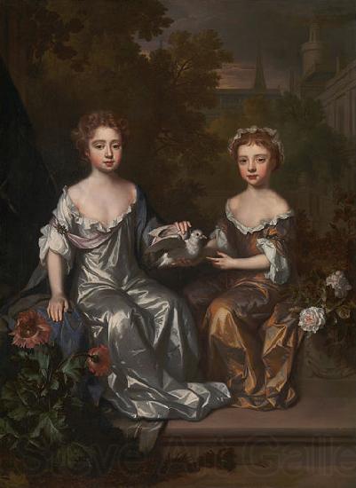 Willem Wissing Portrait of Henrietta and Mary Hyde France oil painting art